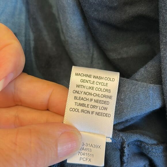 Live and Let Live Teal blue fringe open cardigan Size XL New - Picture 9 of 9